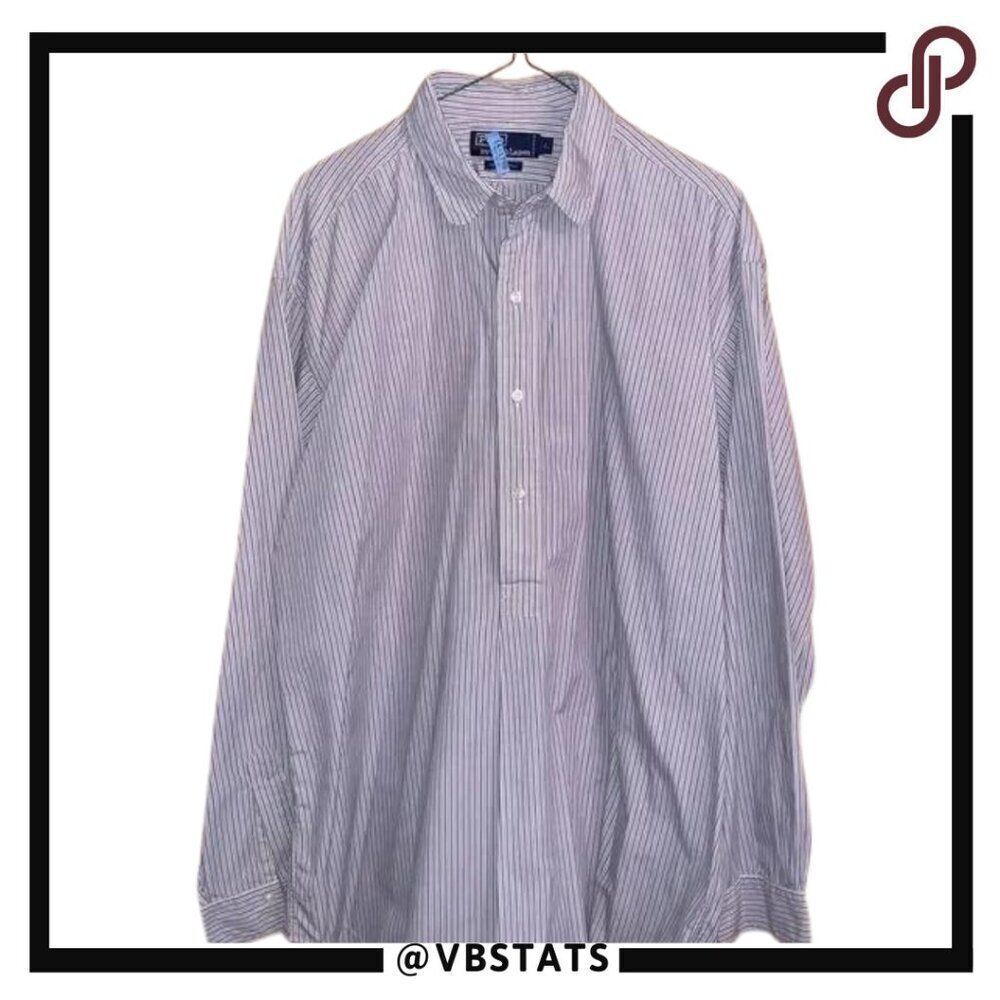 Polo by Ralph Lauren Blue Striped Casual Button Down Shirt